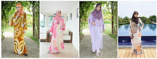 Majreha Baju Kurung Caftan