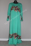 abaya-floral-diamente-turquoise