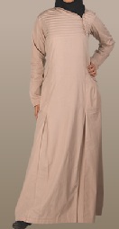 beige casual jilbab