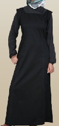 black casual jilbab