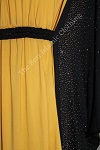 butterfly abaya yellow