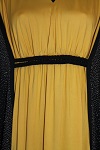 butterfly abaya yellow