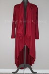 cardigan shawl maroon