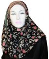 colourful floral square hijab