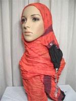 dangling pendant shawl hijab