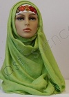 East Eastern Green Shayla Silk Blend Hijab