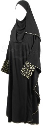 gold arabiyyah sleeve butterfly girl abaya