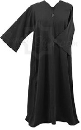 plain flair sleeve girl abaya