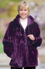 imitation rabbit jacket