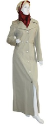 wheat jilbab with pants