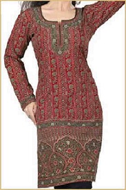 long Indian kurti tunic