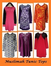 Muslimah Tunic Tops muslimah tunic tops