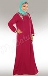 Umayrah Rose Pink Abaya