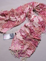 Red nylon shawl hijab