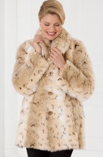 reversible faux fur coat