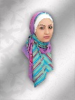 sparkled stripe pashmina