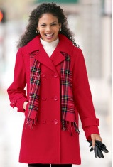 styled timeless pea coat