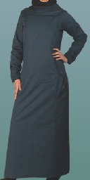 teal casual jilbab