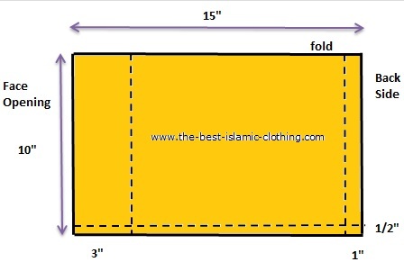 Tube underscarf pattern diagram 02