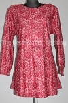 tunic lace print