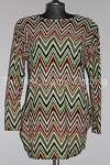 tunic zigzag print
